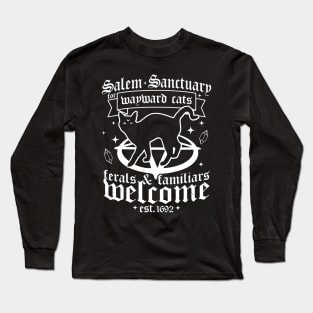 Salem Sanctuary For Wayward Black Cats 1692 - Salem Witch Long Sleeve T-Shirt